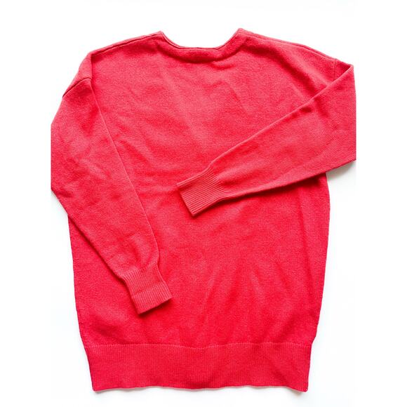 Women's Madewell Red Orange Button Down Cardigan Sweater Size XS - Picture 5 of 8